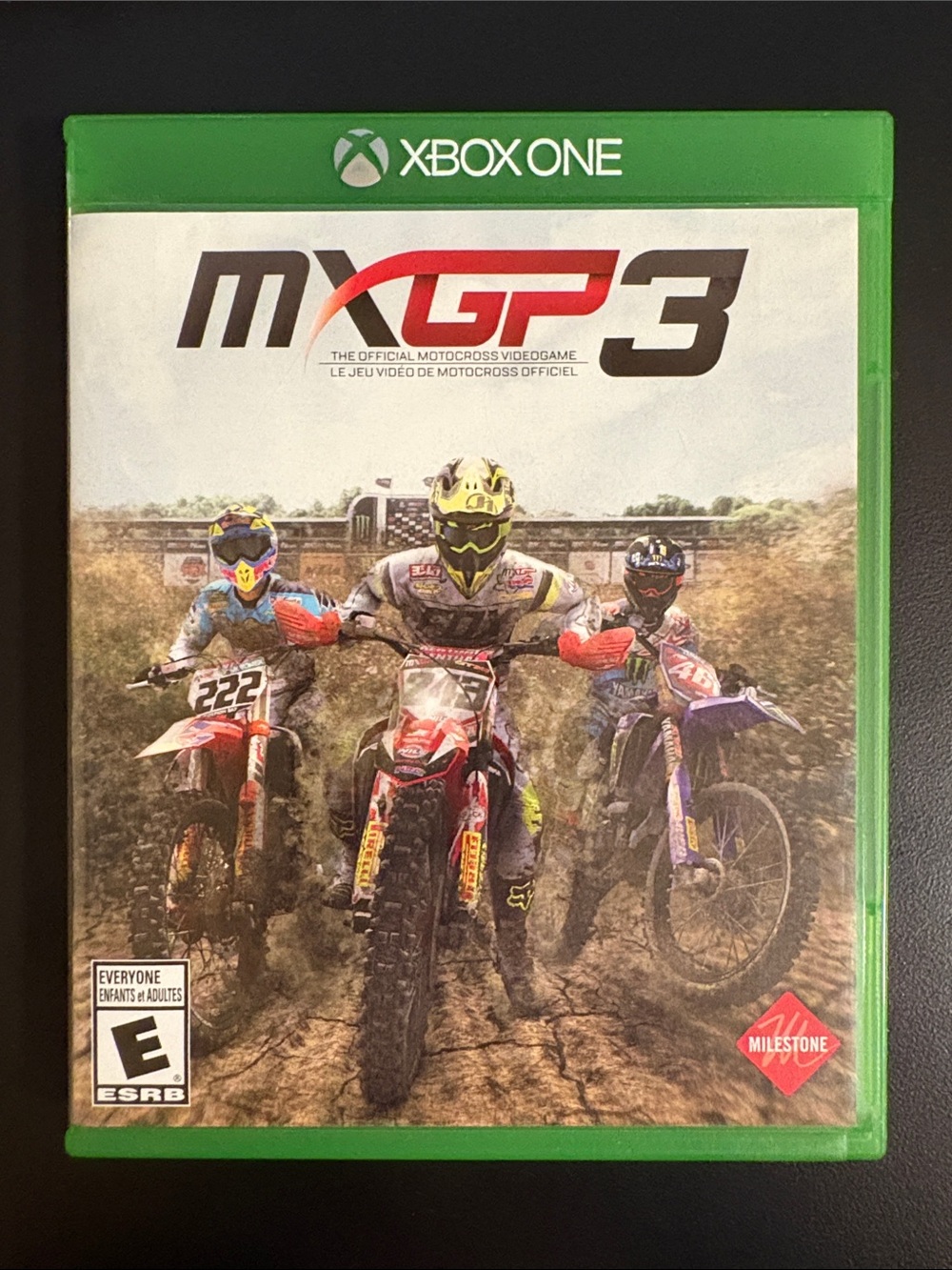 MXGP3 Motocross Video Game for Xbox One - Green Case